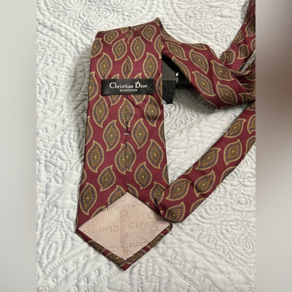 CHRISTIAN DIOR TIE FOR MEN’S - Picture 5 of 9